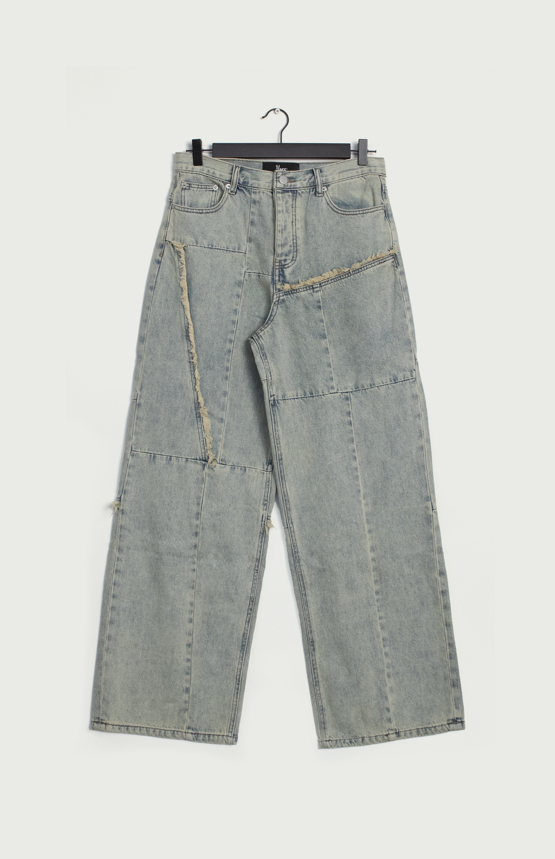Jeans Baggy Patchwork Sand Washed Shop Online 1/OFF Paris