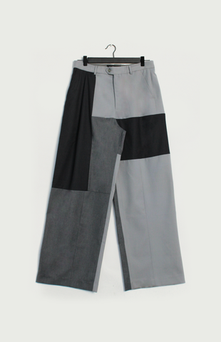 Pantalon Patchwork Grey