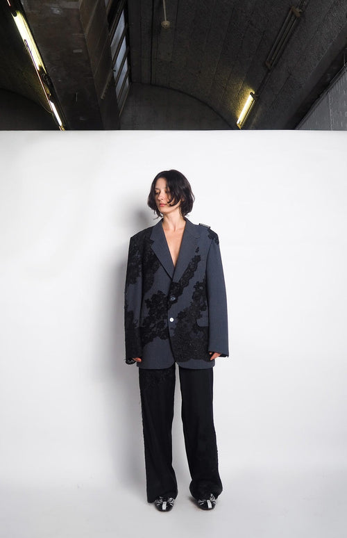 Blazer X Lace Black