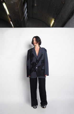Blazer X Lace Black