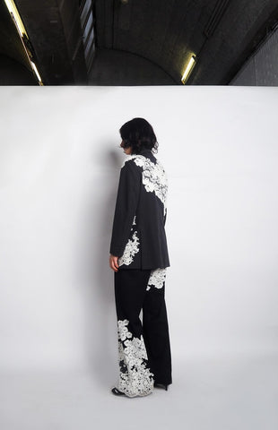 Blazer X Lace White