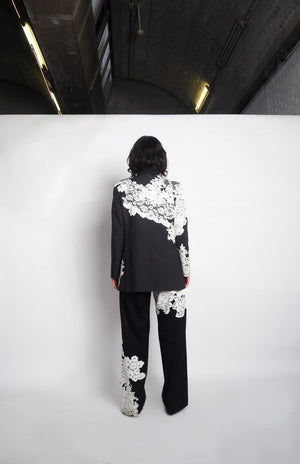 Blazer X Lace White