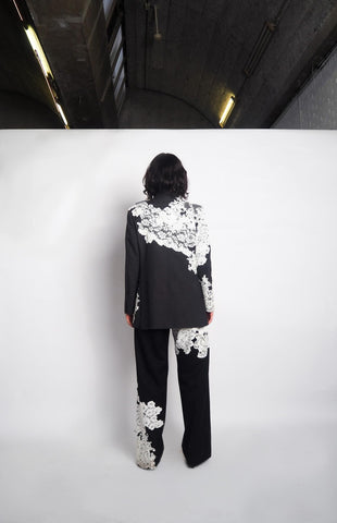 Blazer X Lace White