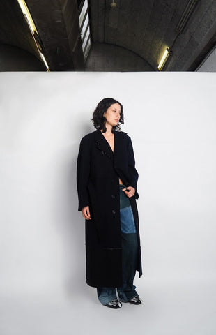Coat Patched Wool