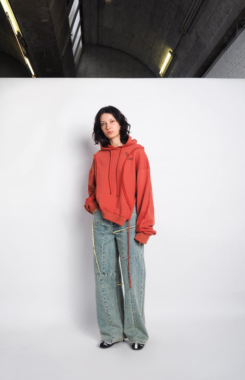 Jeans Baggy Patchwork Sand Washed