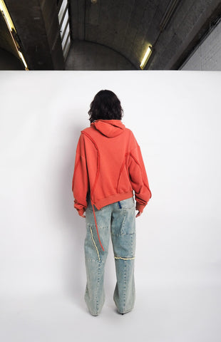 Jeans Baggy Patchwork Sand Washed