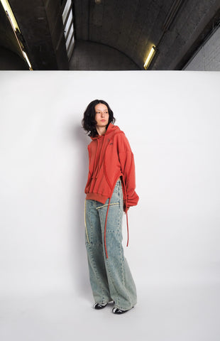 Jeans Baggy Patchwork Sand Washed