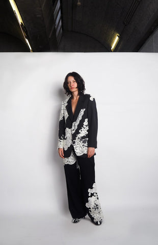 Pantalon X Lace White