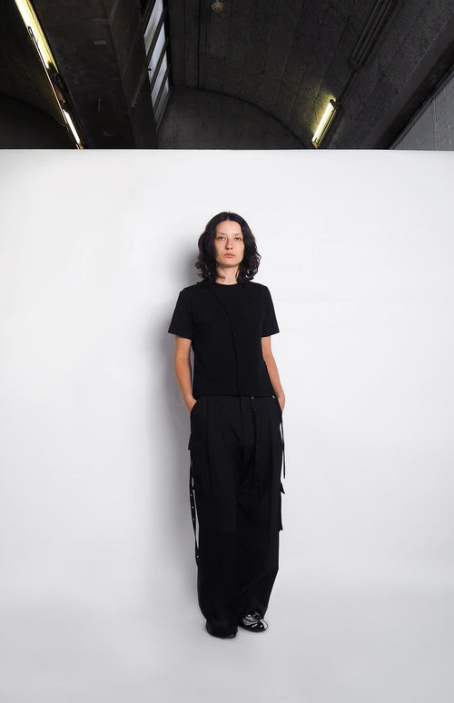 Pantalons Patchwork Eyelets