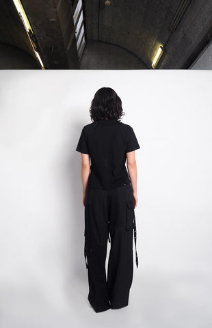 Pantalons Patchwork Eyelets