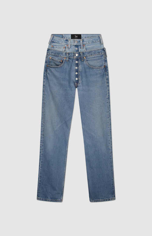 1OFF-Paris-Iconic-Double-Waisted-Jeans-Multi (front)
