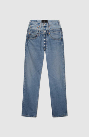 1OFF-Paris-Iconic-Double-Waisted-Jeans-Multi (front)