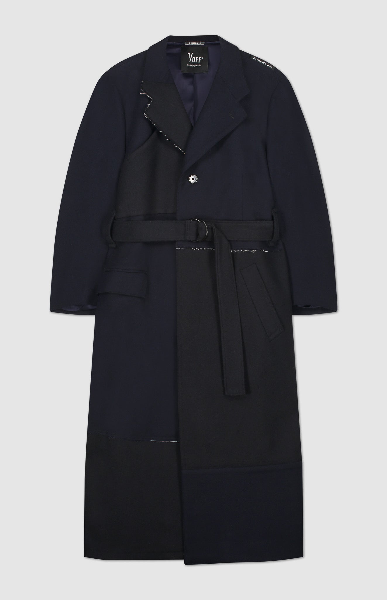 Coat Patched Wool