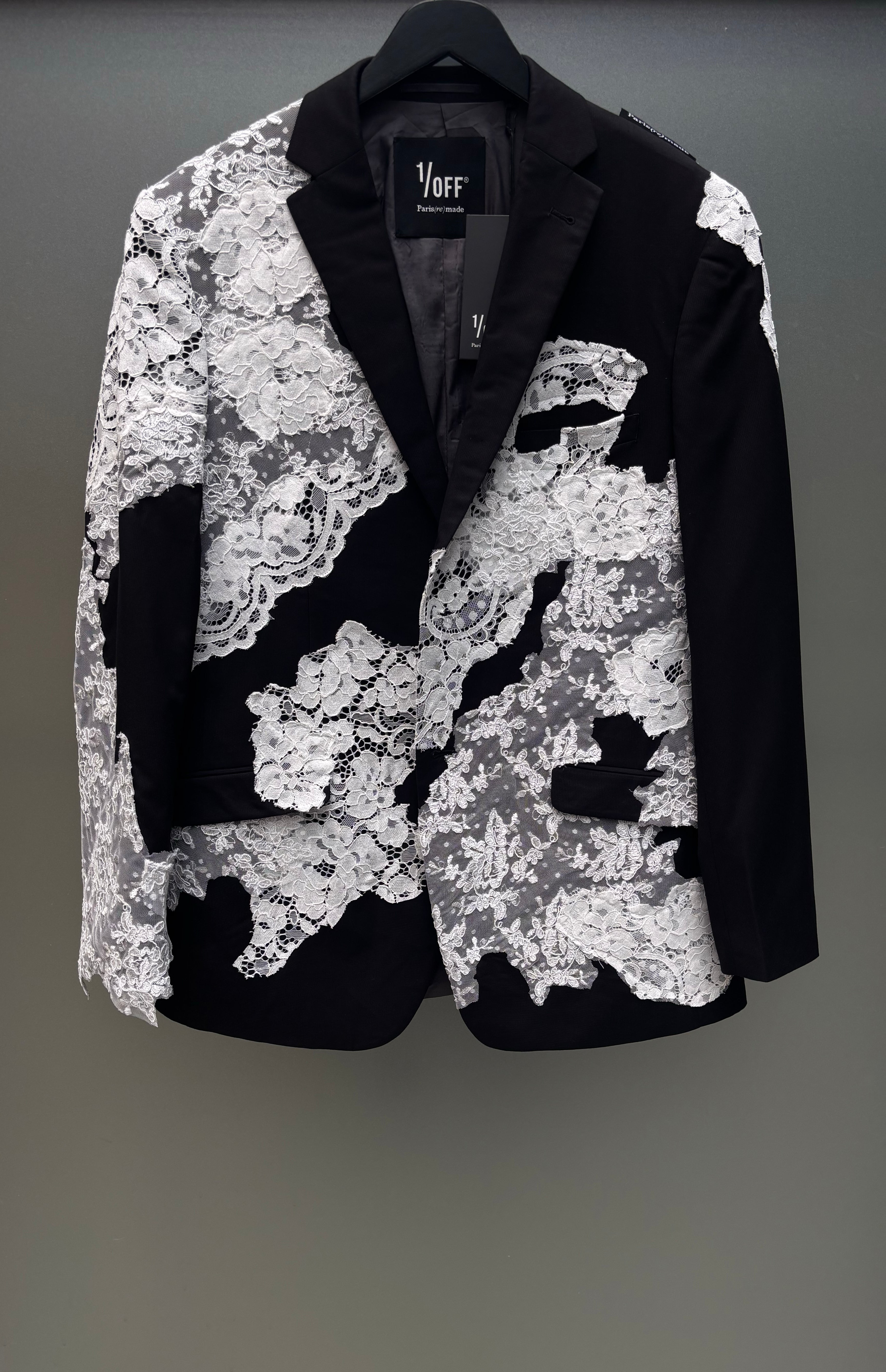 Blazer X Lace White