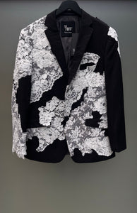 Blazer X Lace White