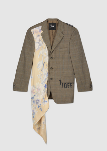 Blazer Shoulder Scarf Yellow