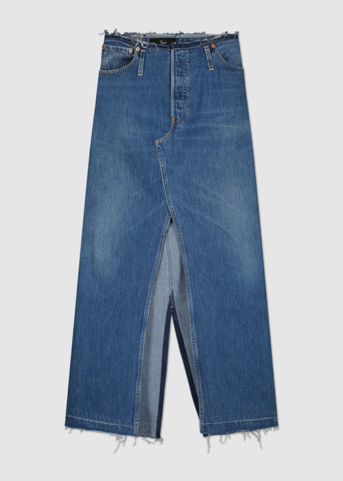 Skirt Jeans Maxi {L}