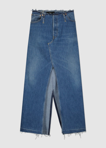 Skirt Jeans Maxi {L}