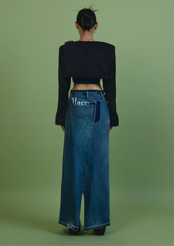 Skirt Jeans Maxi {S}