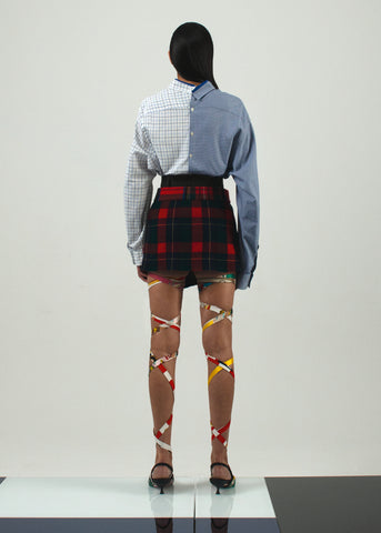 Shirt Button Back 50/50 {S/M}